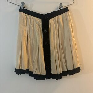 Elegant Black and Cream Women's Skirt